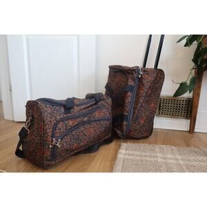 American Flyer Budapest Luggage Set of 2 Wheeled Duffle Bag & Weekender Bag